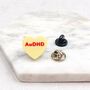 Au Dhd Heart Pin Badge, thumbnail 8 of 12