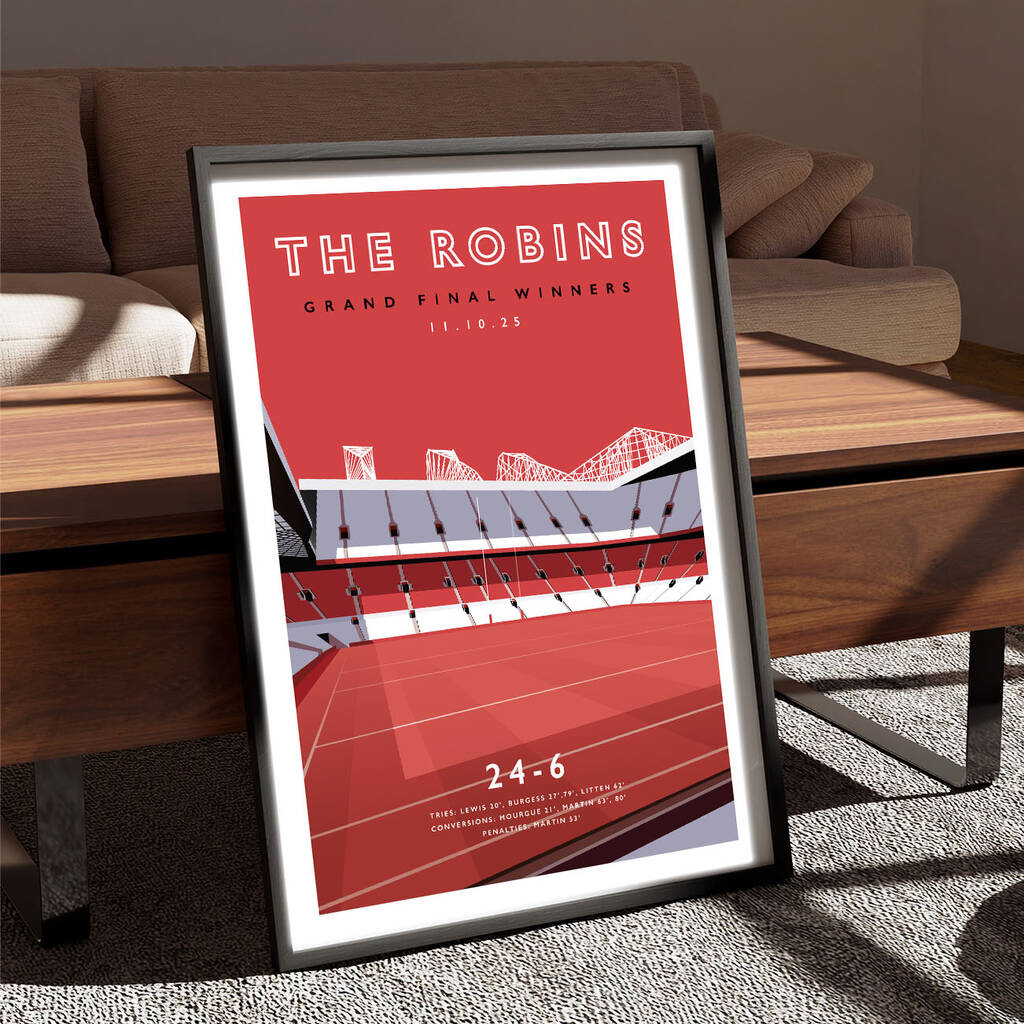 Hull Kr Grand Final Champions 2025 Poster, 1 of 6