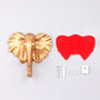 G Decor Ornamental Gold Animal Heads Resin Wall Hook, thumbnail 7 of 9