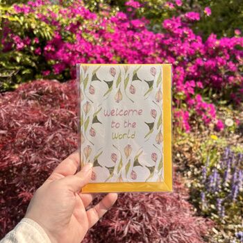 Welcome To The World Card, New Baby Card, 2 of 5