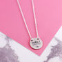 Sterling Silver Mum Necklace With Engraved Names, thumbnail 10 of 12