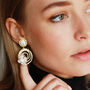 Keshi Fresh Water Pearl Drop Earrings, thumbnail 2 of 8