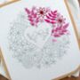 'Love Blooms' Is A Delight To Stitch Embroidery Design, thumbnail 5 of 12