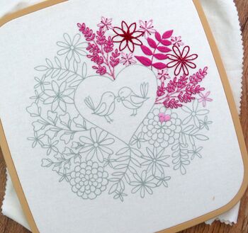 'Love Blooms' Is A Delight To Stitch Embroidery Design, 5 of 12