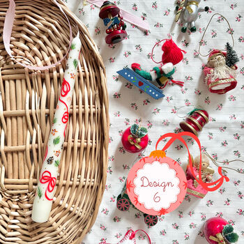 Hand Painted Cosy Christmas Candle Gift, 7 of 9