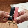 Couples Keyrings Set With Heart, thumbnail 5 of 5