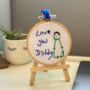 Children's Artwork Hand Embroidery, thumbnail 1 of 7