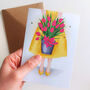 Pack Of Flower People Greeting Cards, thumbnail 2 of 12