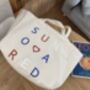Large Beach Letter Tote Bag, thumbnail 4 of 7
