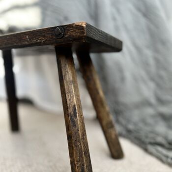 Antique Victorian Wooden Stool, 2 of 7