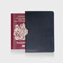 Personalised Pebble Grain Leather Passport Sleeve, thumbnail 3 of 7