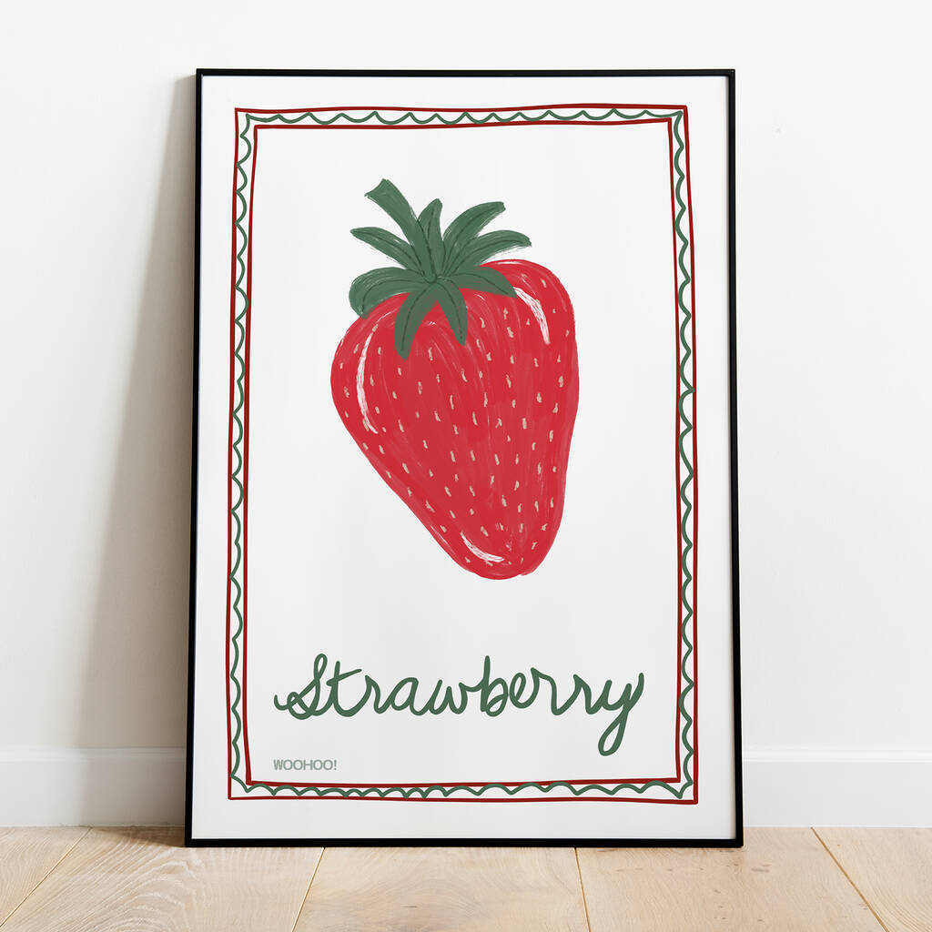 Big Strawberry Print, 1 of 7