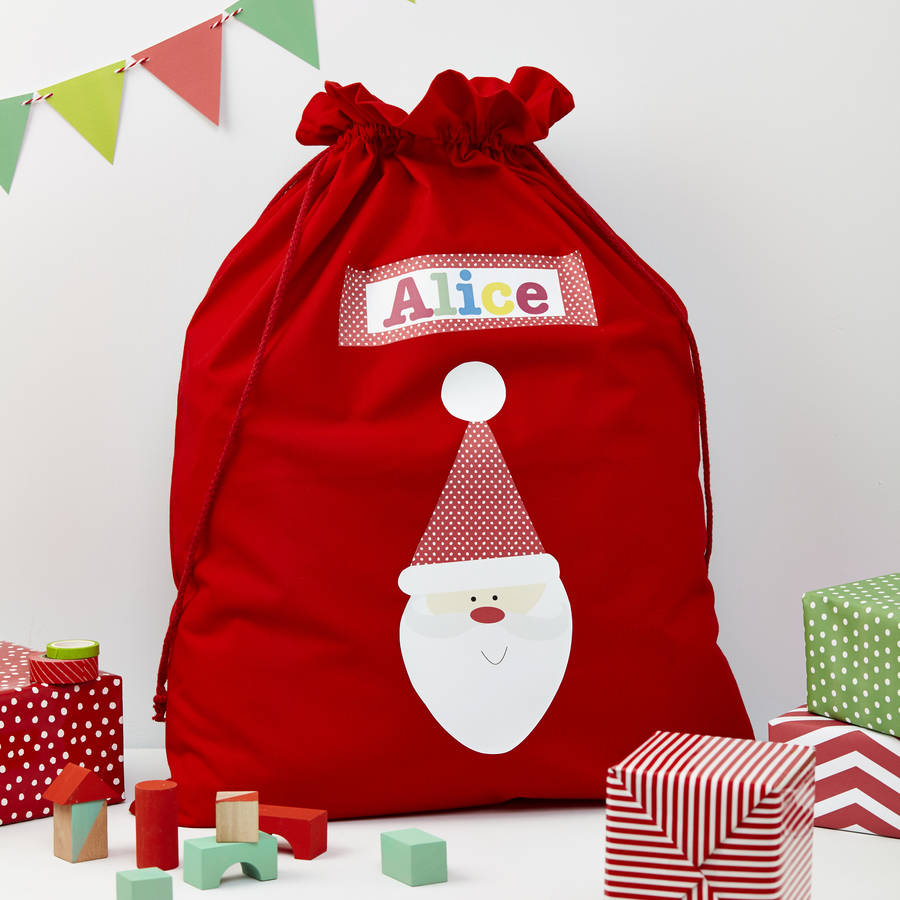 Personalised Christmas Santa Sack By Tillie Mint