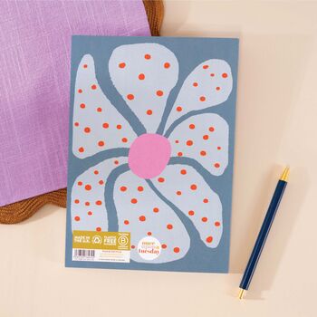 A5 Dotty Fleur Notebook, 5 of 7