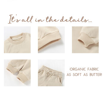 Siblings Personalised Organic Cotton Tracksuit Brother Or Sister, 7 of 7