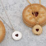 Jammie Dodger Necklace, Sterling Silver Or Gold Plated, thumbnail 1 of 12