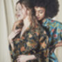 Luxury Green Silk Blend Kimono Robe, thumbnail 5 of 5