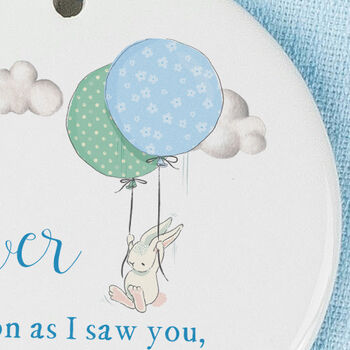 Baptism Gifts Bunny Balloon For Boys And Girls, 2 of 4