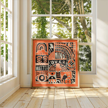 Mind Over Matter Print, Illustration Wall Art, 7 of 9
