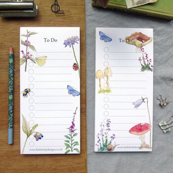 Wildflowers 'To Do' List Notepad, 10 of 10