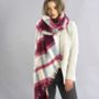 Personalised 'Berry Crush' Blanket Scarf, thumbnail 1 of 4