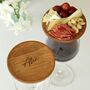 Personalised Wine Glass Charcuterie Toppers – Set Of Two, thumbnail 1 of 9