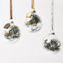 Personalised Snow Christmas Tree Bauble, thumbnail 2 of 7