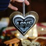 Hand Painted Wooden Love Decoration, thumbnail 1 of 4