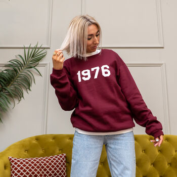 Personalised 'Year' Unisex Sweatshirt, 4 of 12