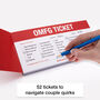 Little Ticket Book Of Omfg | Funny Mood Cards For Venting, thumbnail 3 of 7