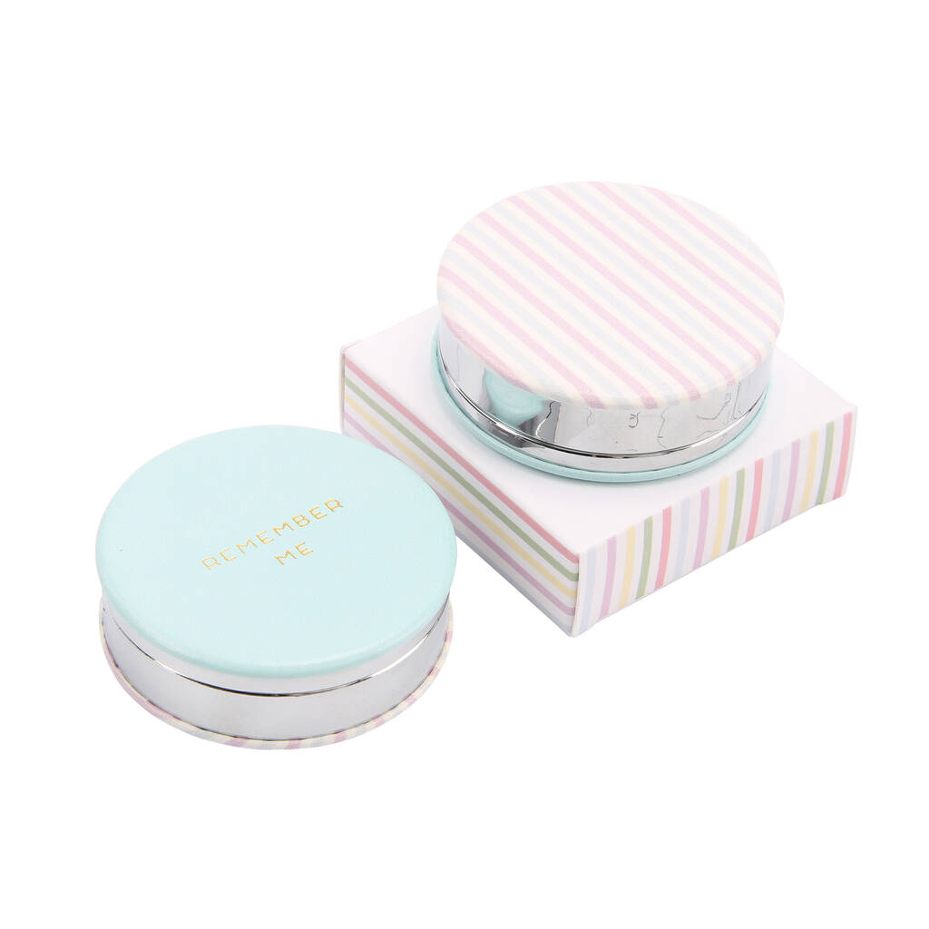 Pale Blue 'Remember Me' Pill Box With Gift Box By CGB Giftware ...
