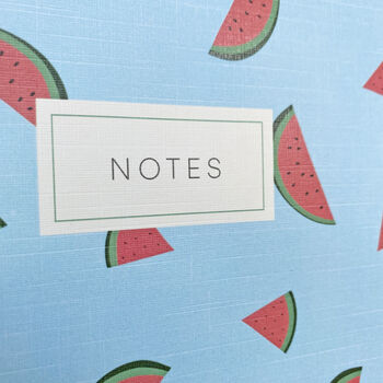 A5 Notebook Watermelon Design, 2 of 6
