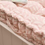 Botanical Blush Reversible Bench Cushion, thumbnail 4 of 5