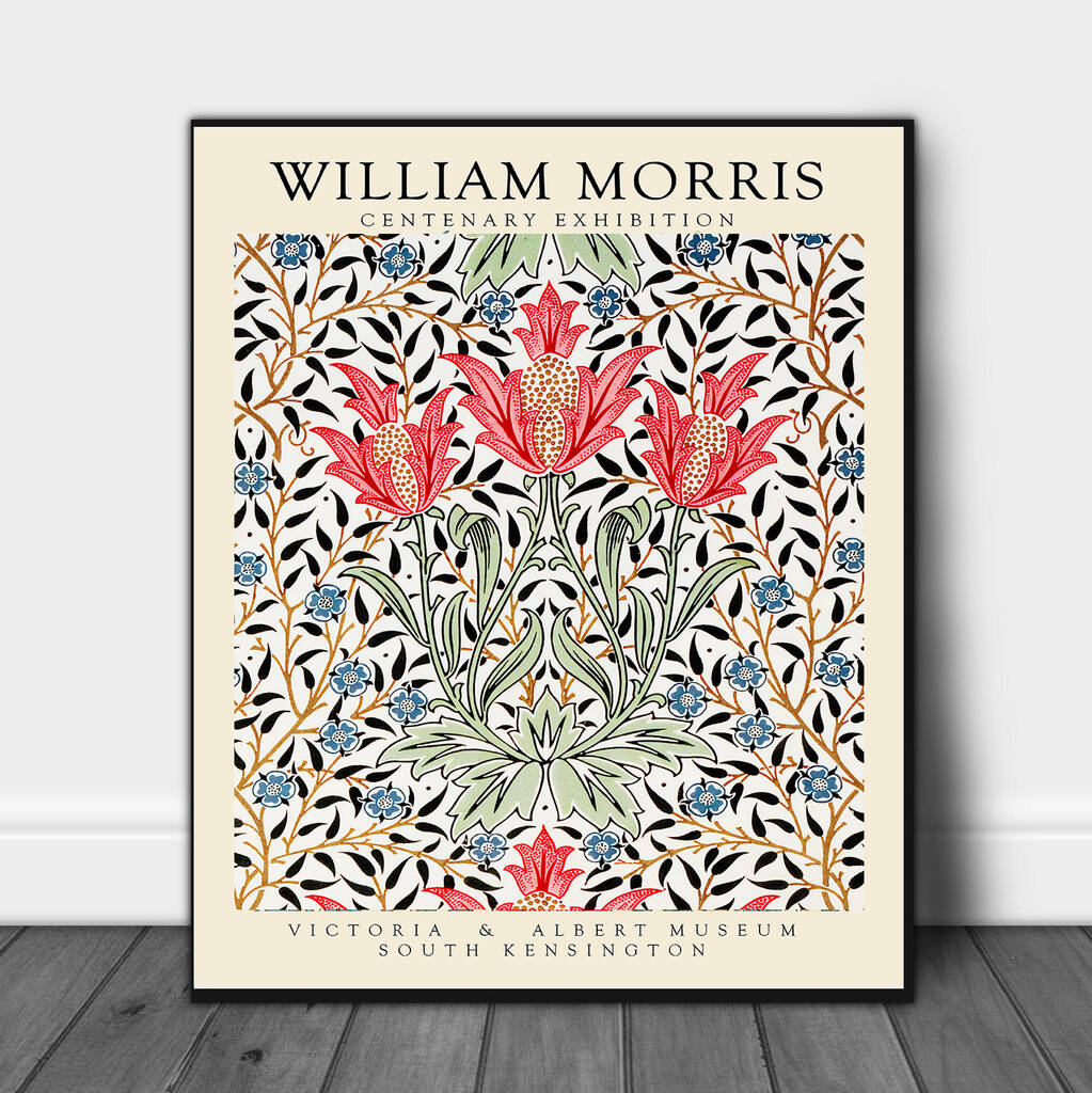 William Morris Botanical Print By Stanley Street Studio