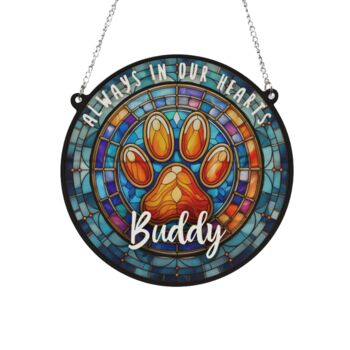 Paw Print Memorial Suncatcher, 2 of 6