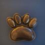 Brass Dog/Cat Paw Door Knocker Heritage Finish, thumbnail 2 of 2