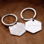 Personalised Street Map Hexagon Keyring, thumbnail 11 of 12