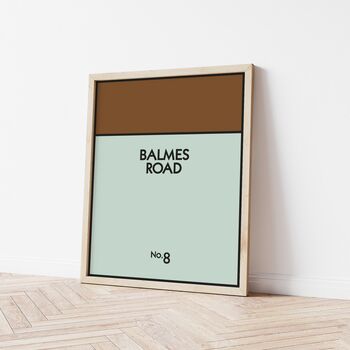 Personalised Street Name Print, 7 of 8