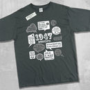 'events of 1947' 70th birthday t shirt by good time gifts ...