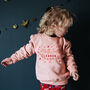 Holly Jolly Personalised Children's Christmas Jumper, thumbnail 1 of 9