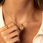 Gold Or Silver Butterfly Coin Necklace, thumbnail 1 of 10