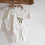 Personalised Reindeer My First Christmas Baby Gift Set, thumbnail 8 of 8