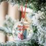 Personalised London Scene Dome Bauble, thumbnail 5 of 5