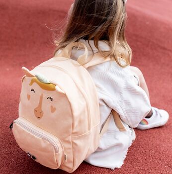 Personalised Trixie Unicorn Backpack For Nursery, School, Holiday, 4 of 12