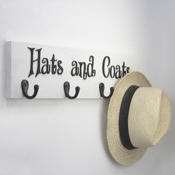 Personalised Coat Rack With Hooks, 2 of 5