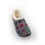 Florence Grey Pink Purple Spot Women's Slippers Indoor/Garden Shoes, thumbnail 8 of 9