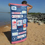 Personalised Men's Microfibre Travel Towel, thumbnail 1 of 2