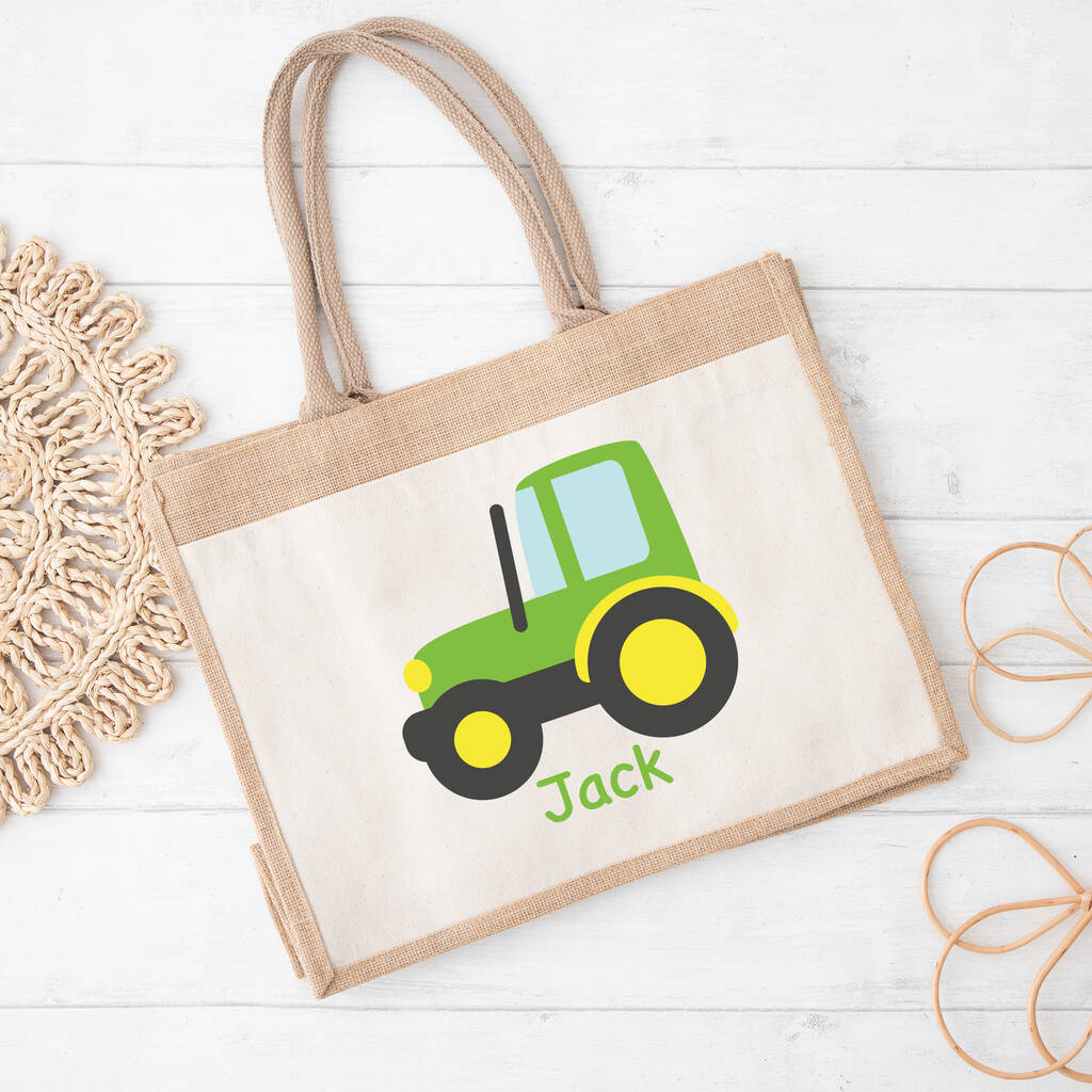 Personalised Tractor Lunch Bag