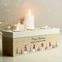 Personalised Gonk Christmas Triple Tea Light Box, thumbnail 3 of 3