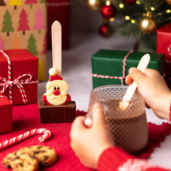 Christmas Santa Hot Chocolate Spoon, 2 of 6